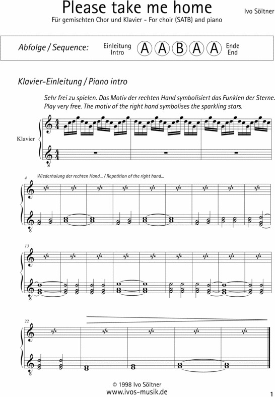 Product picture Noten - Please take me home